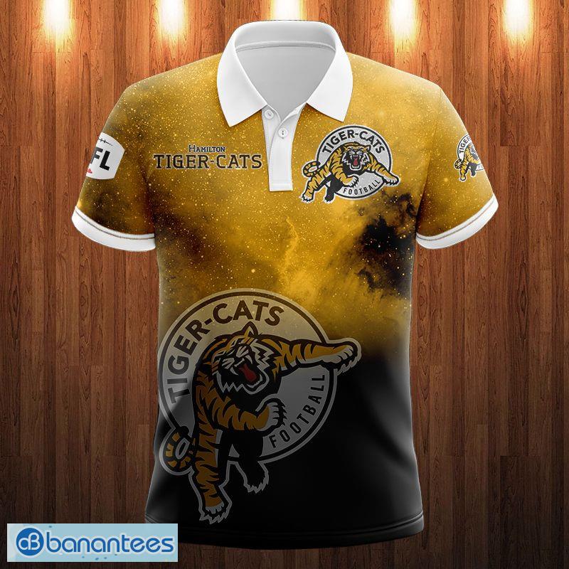 Hamilton Tiger-Cats Logo CFL Golf Polo Shirt For Fans - Banantees