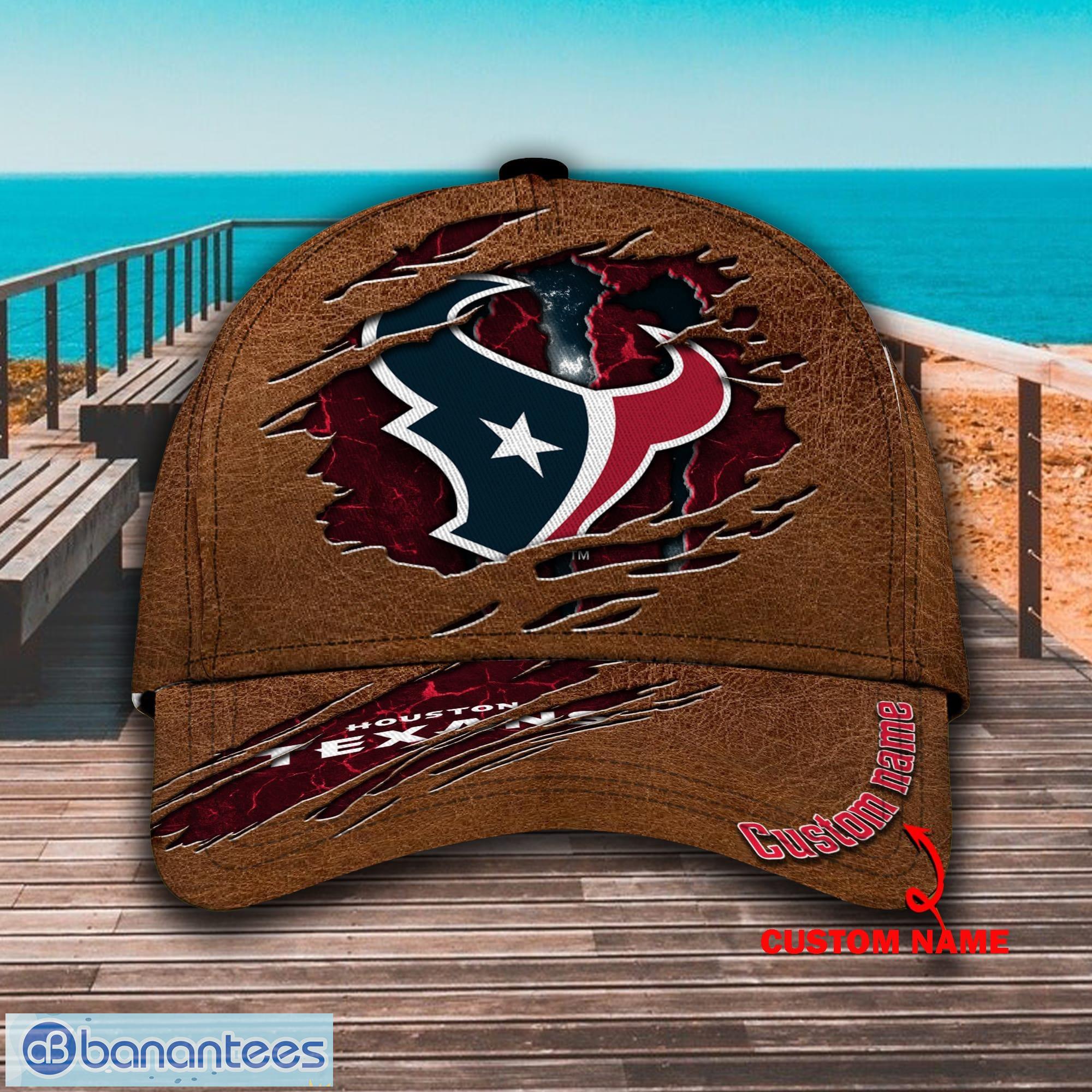 Houston Texans Logo NFL Fans Hat Cap Custom Name - Banantees