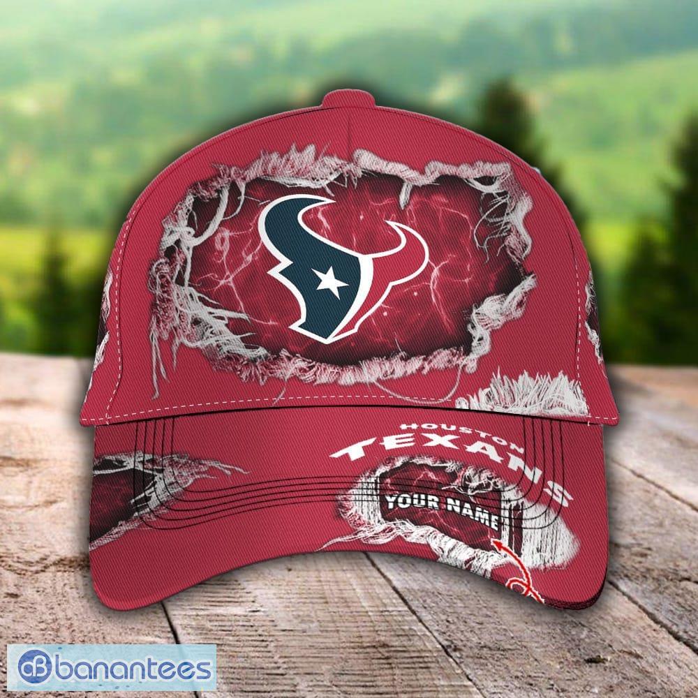 Houston Texans Logo NFL Fans Hat Cap Custom Name - Banantees