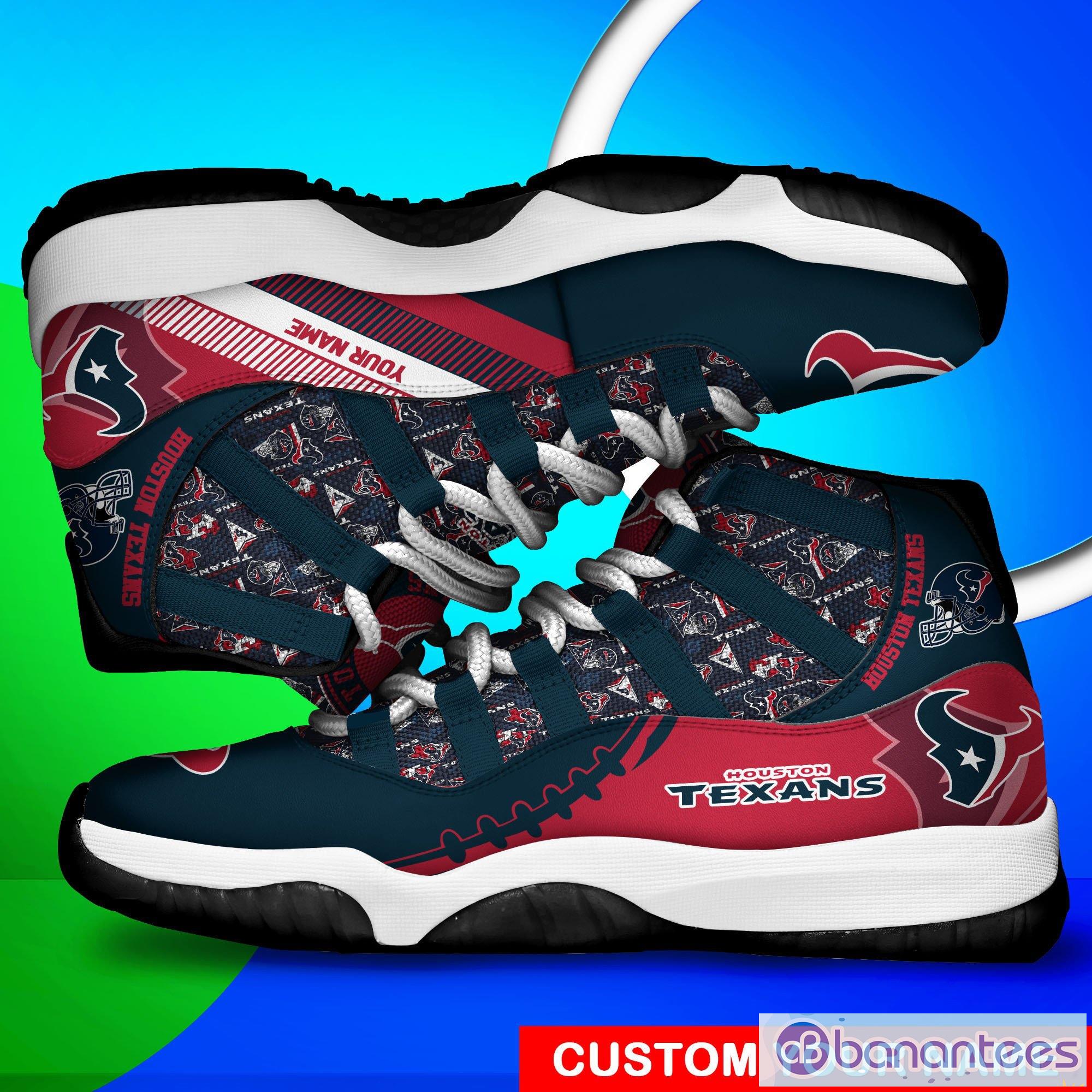 Houston Texans Custom Air Jordan 11 Sneakers