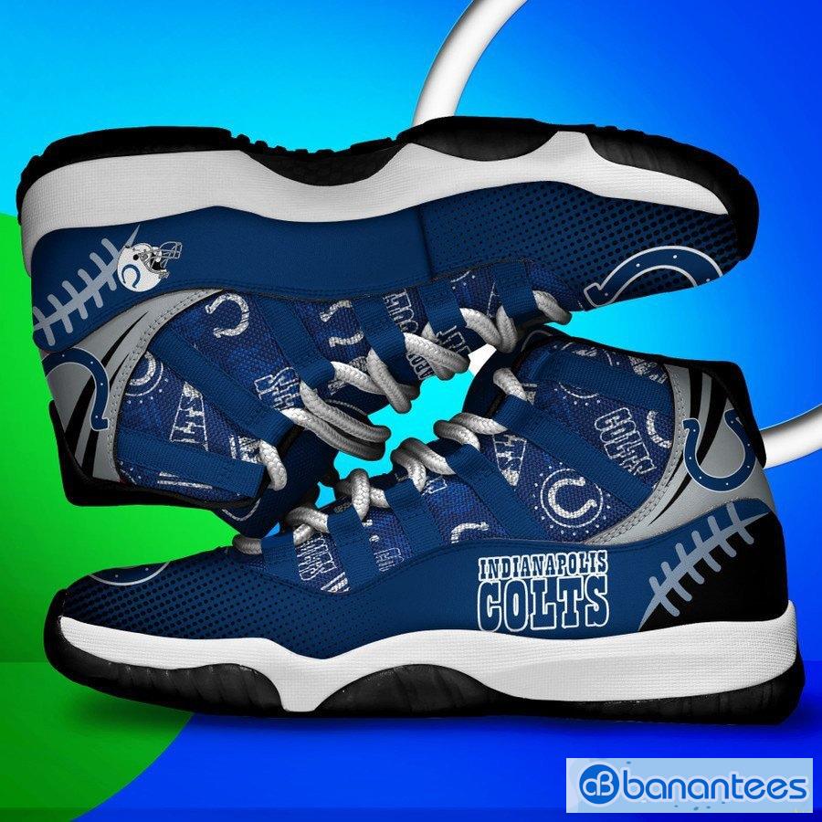 Indianapolis Colts Air Jordan 13 Shoes Football Sneakers in 2023