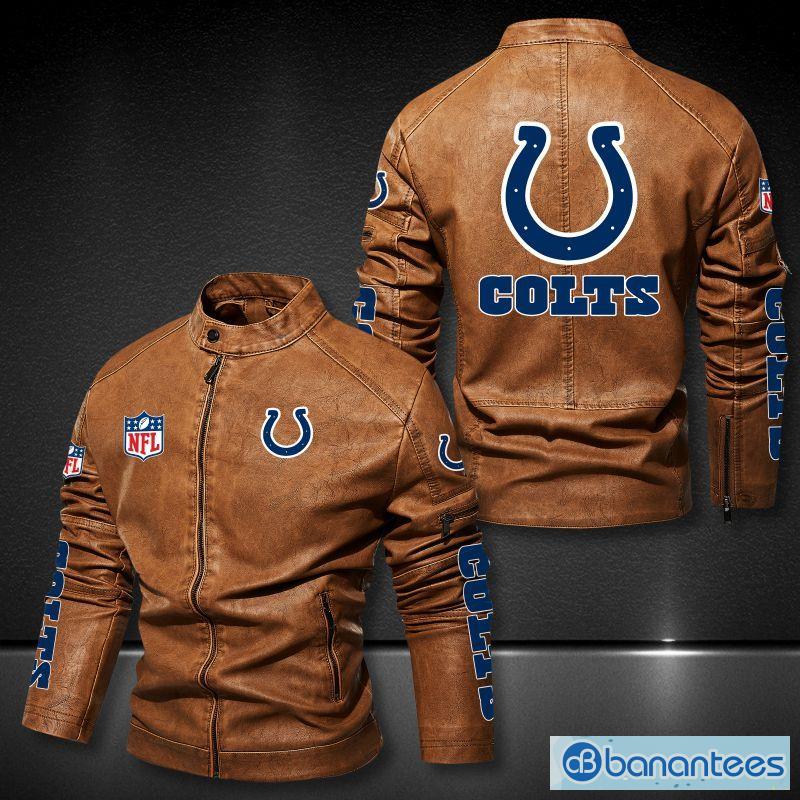 Vintage NFL Team Indianapolis Colts Leather Jacket