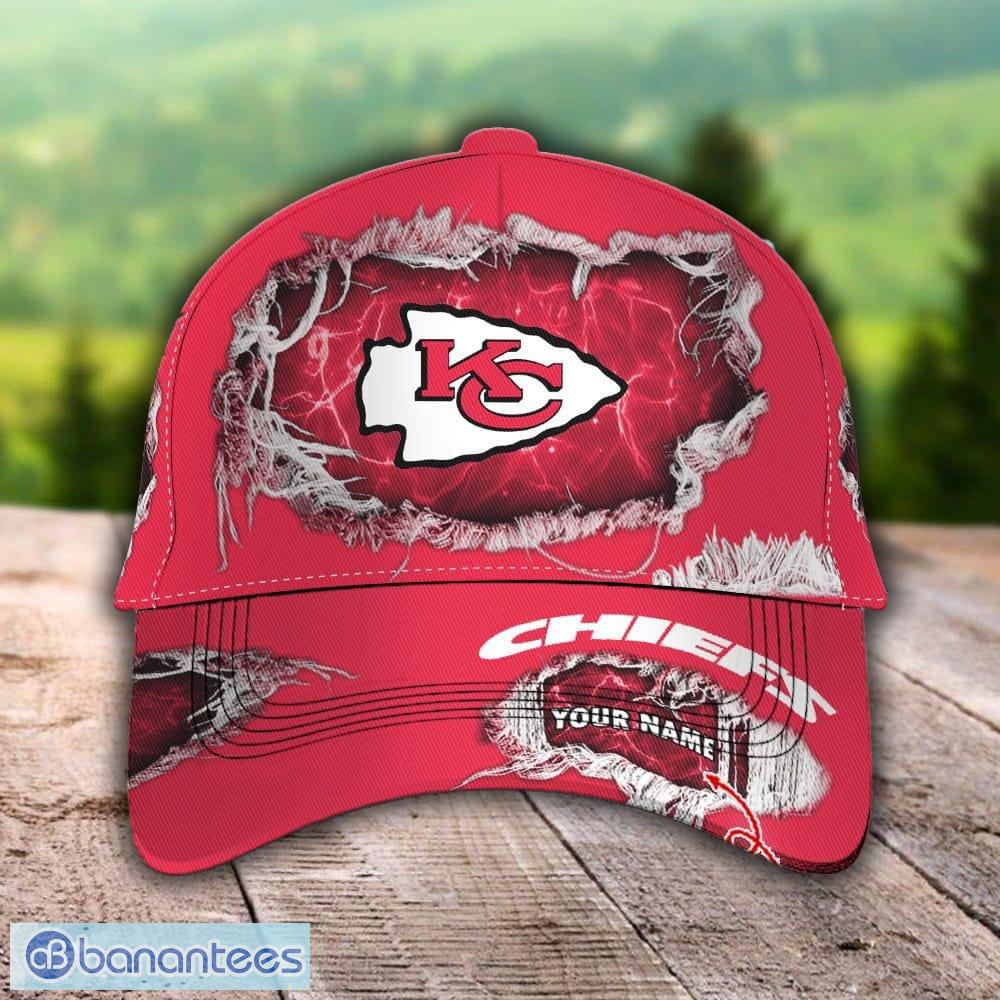 Kansas City Chiefs Logo NFL Fans Hat Cap Custom Name - Banantees