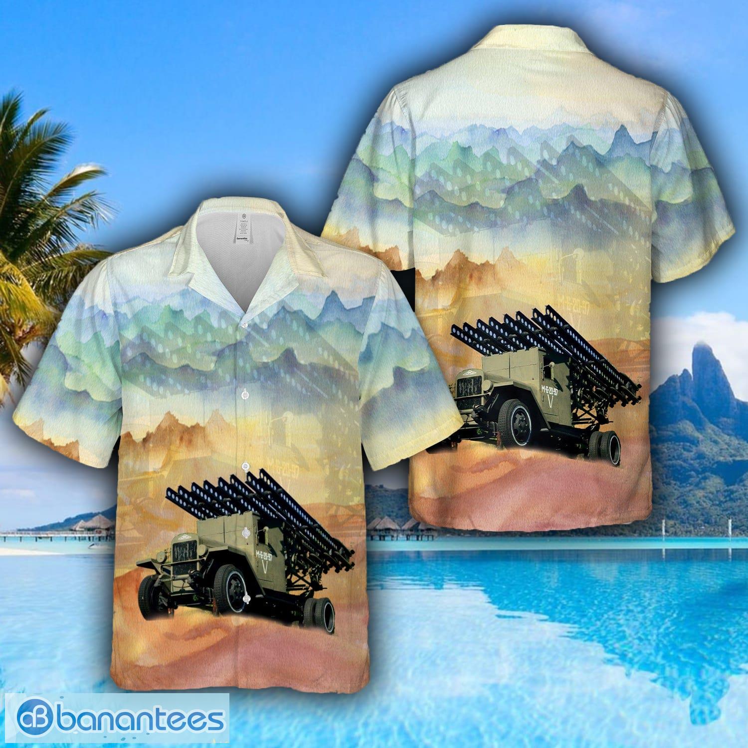 Katyusha rocket launcher WWII Hawaiian Shirt For Men And Women - Katyusha rocket launcher WWII Hawaiian Shirt For Men And Women Katyusha rocket launcher WWII Hawaiian Shirt For Men And Women - Katyusha rocket launcher WWII Hawaiian Shirt For Men And Women