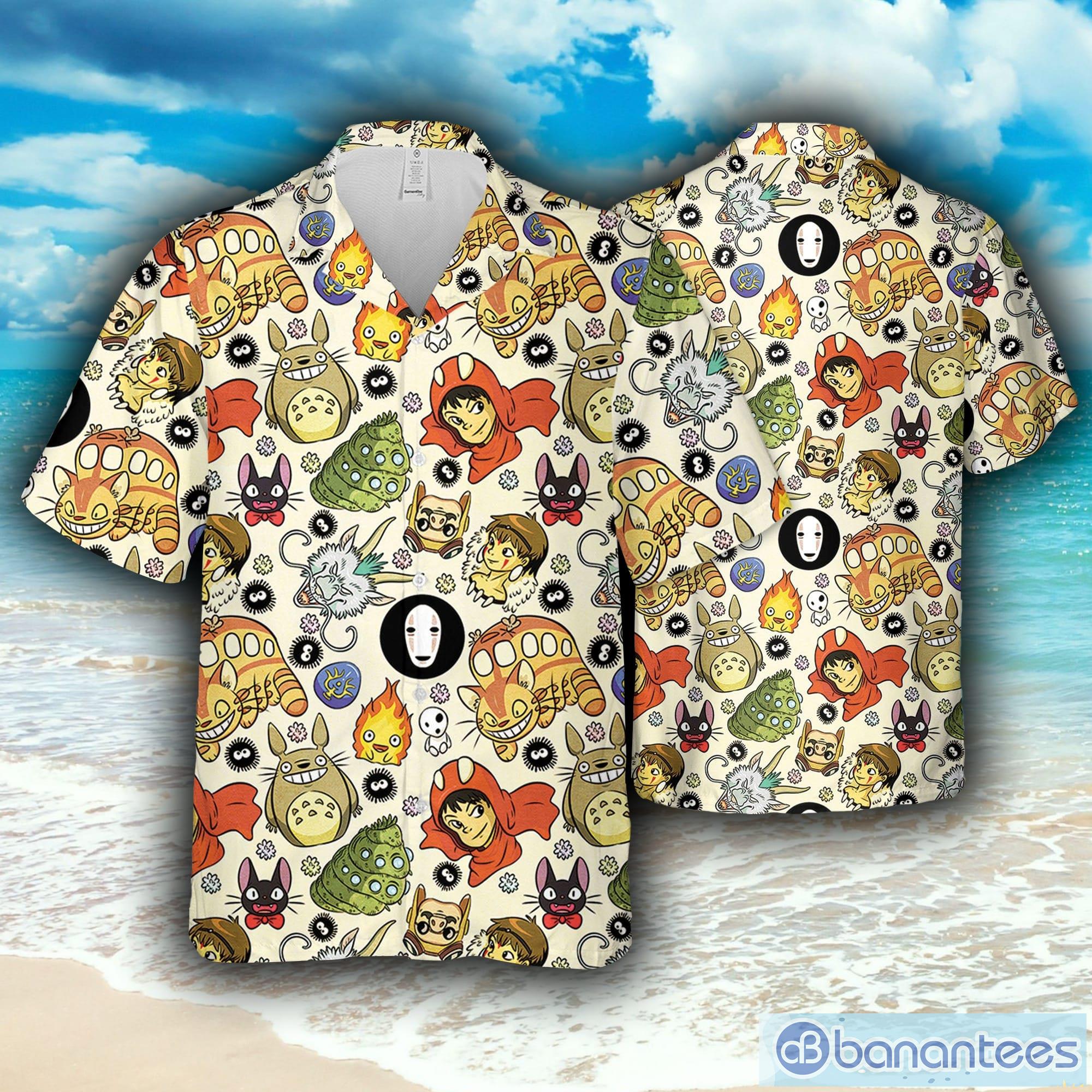 studio ghibli button up shirt