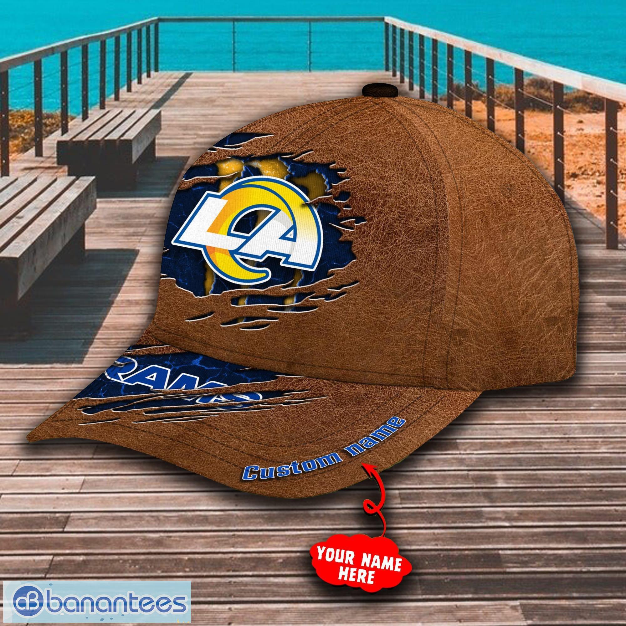 Los Angeles Rams Custom Name Classic 3D Cap NFL Lover Gift For