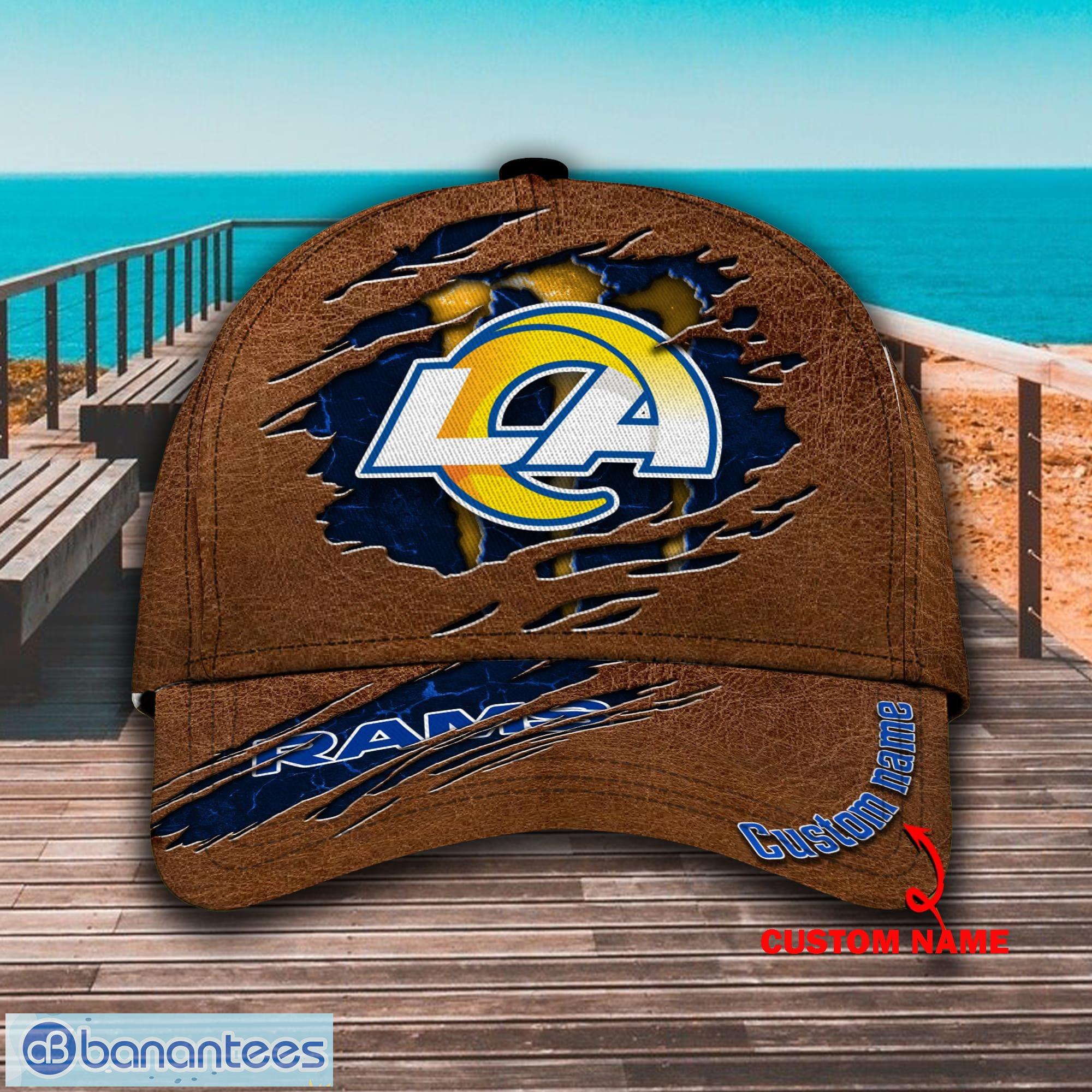 Los Angeles Rams Personalized Name And Number NFL 3D Baseball