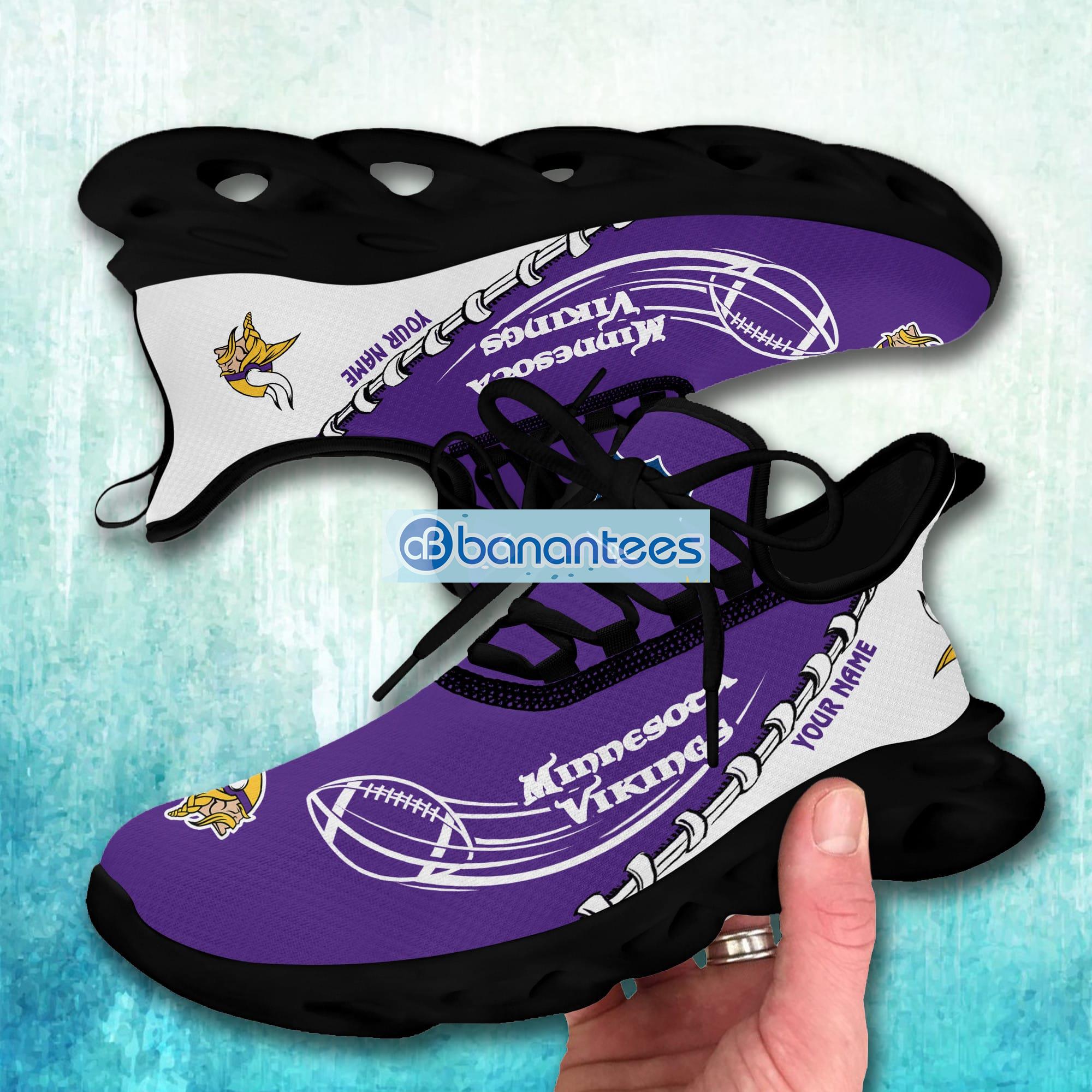 Minnesota Vikings Design Max Soul Shoes For Men And Women - Banantees