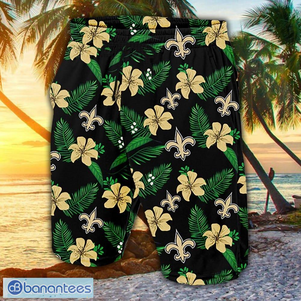 New Orleans Saints Tropical Hibiscus Pattern Trending Summer Gift Hawaiian  Shirt