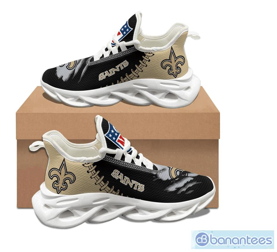 New Orleans Saints Design Max Soul Shoes For Men And Women - Banantees