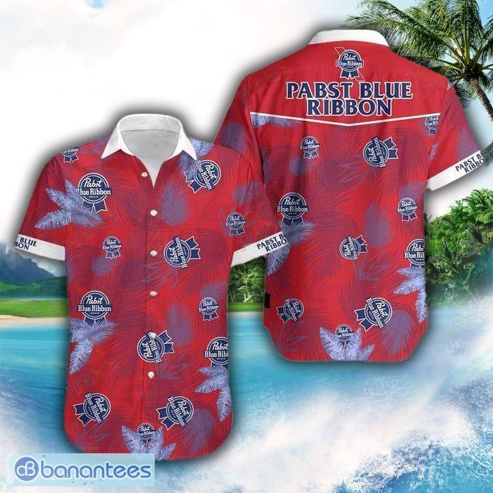 Pabst Blue Ribbon Hawaiian Shirt Beach Gift For Friend