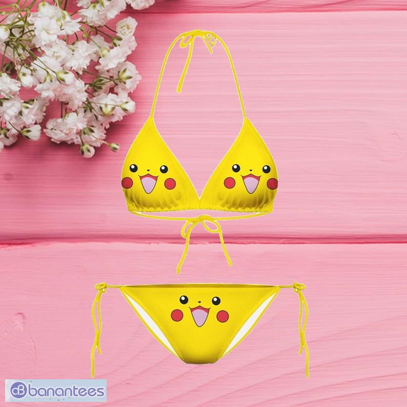 Pink Pokemon String Bikini Gift Women Beach Summer - Banantees