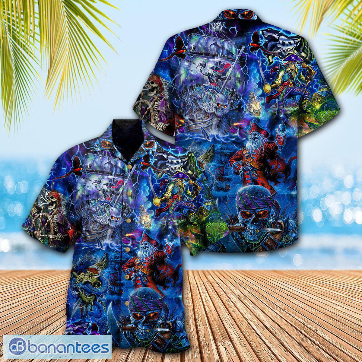 Captain Pirate Hawaiian Shirt, Cool Pirate Shirt For Adults