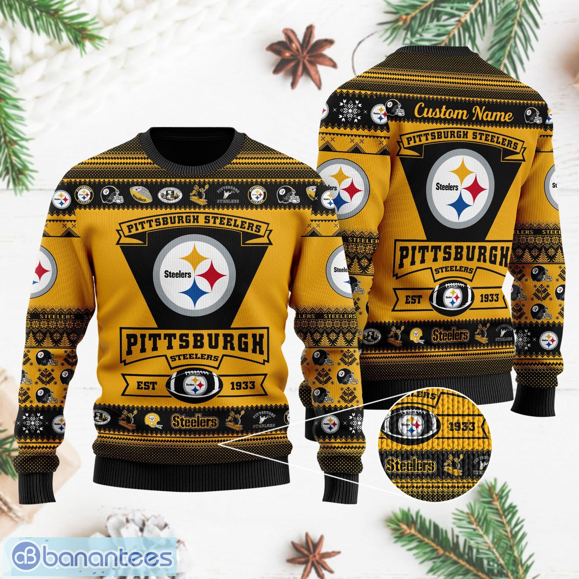 Mickey Cute Pittsburgh Steelers Disney Ugly Christmas Sweater For