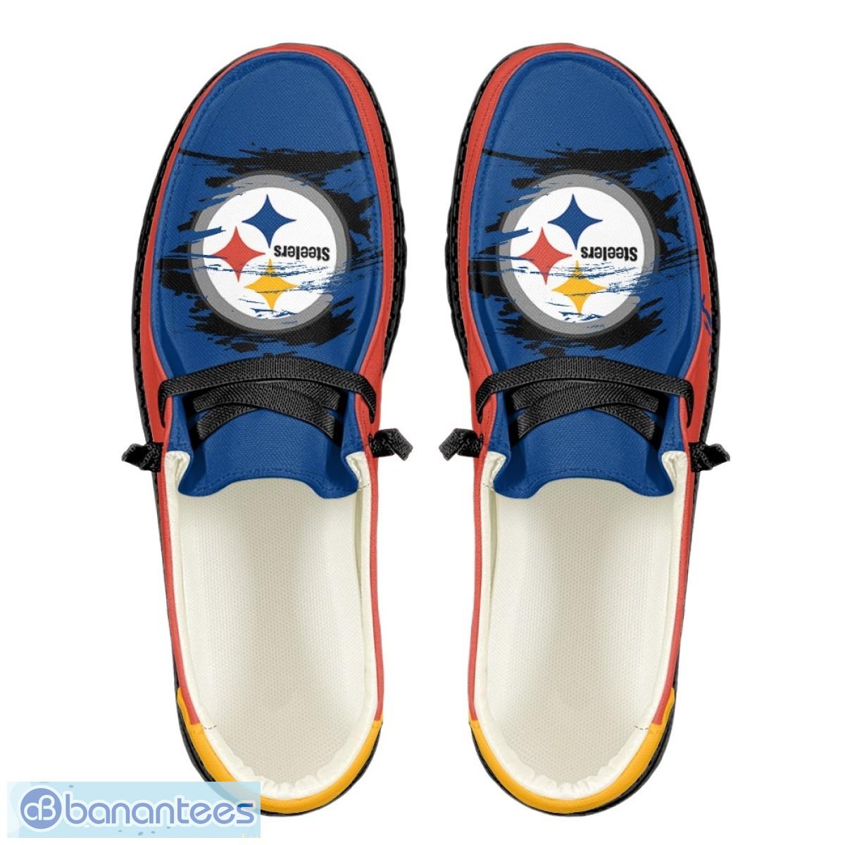 Pittsburgh Steelers NFL Womens Midsole White Sneakers