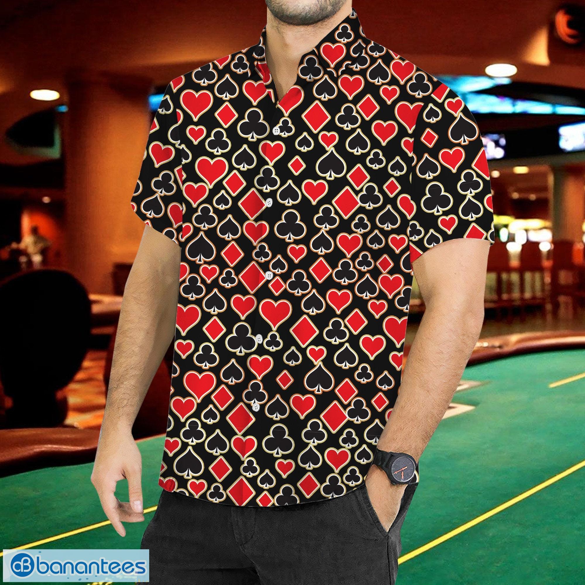 Dalset temperament Enumerate Poker Black Casino Hawaiian Shirt Gamble Shirt Poker Outfit Cards Costume -  Banantees