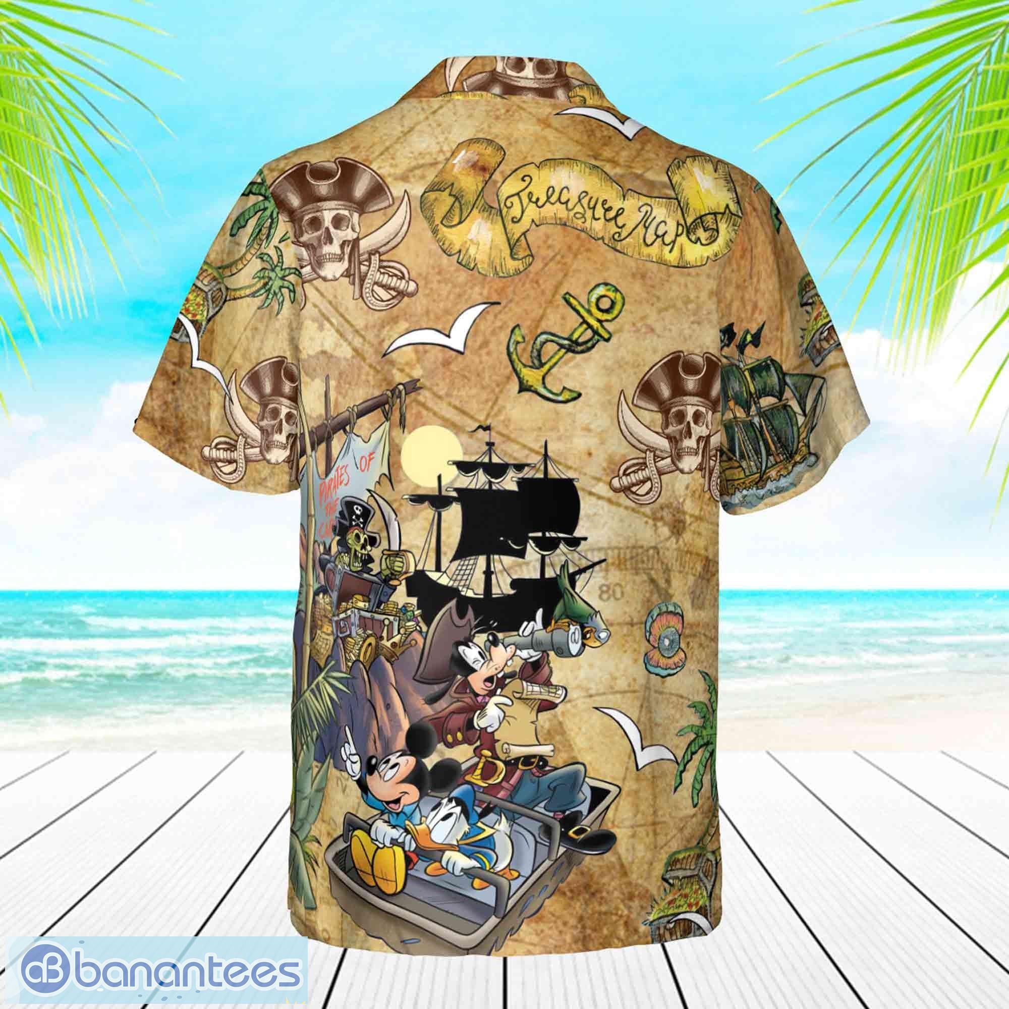 Mickey And Friends Pirates Of Caribbean Hawaiian Shirt, Disney
