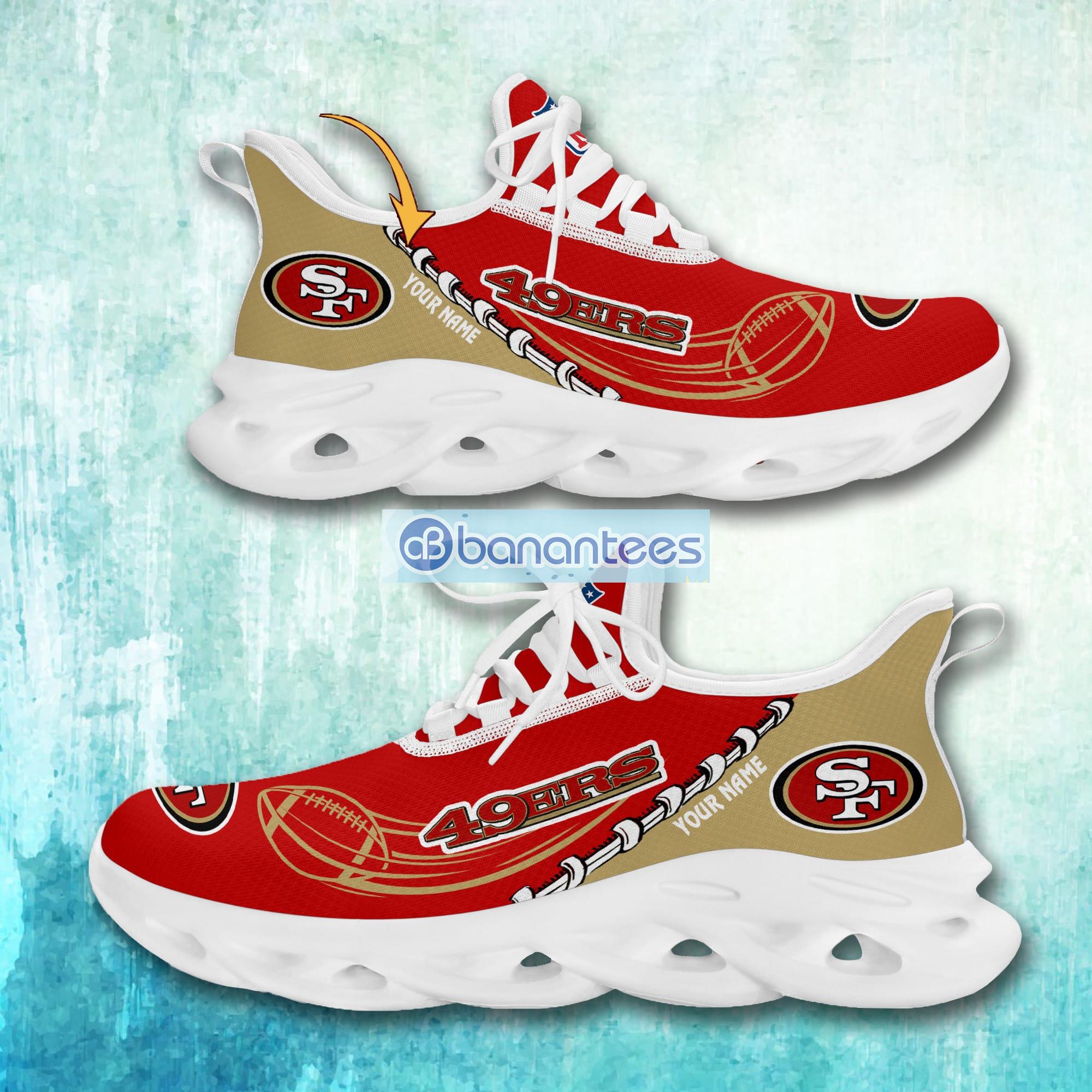 San Francisco 49ers Design Max Soul Shoes For Men And Women - Banantees