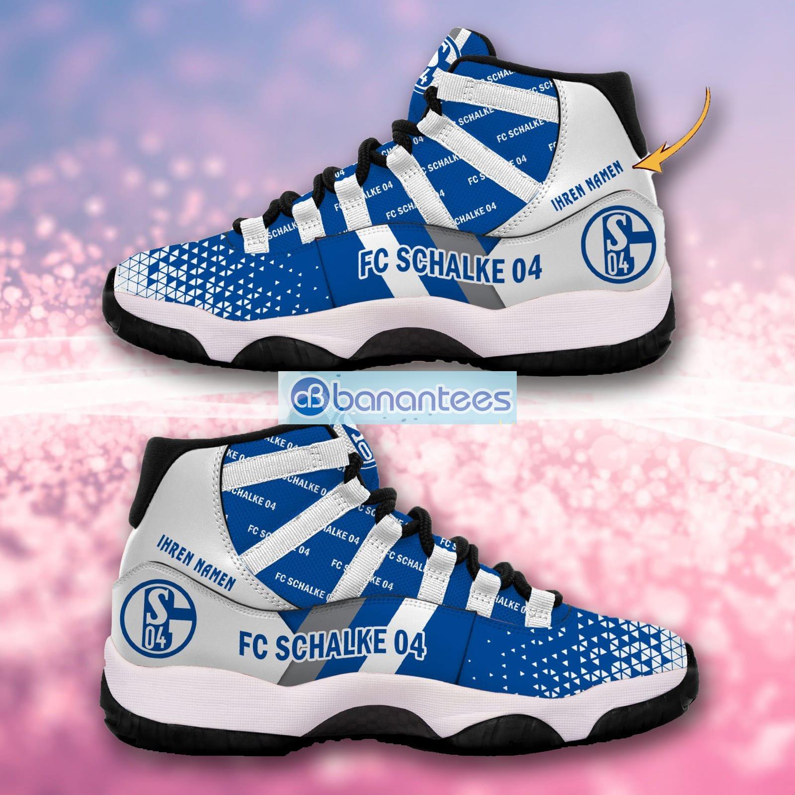 Custom Name Carolina Panthers Logo All Print Air Jordan 13 Shoes For Men  And Women - Banantees