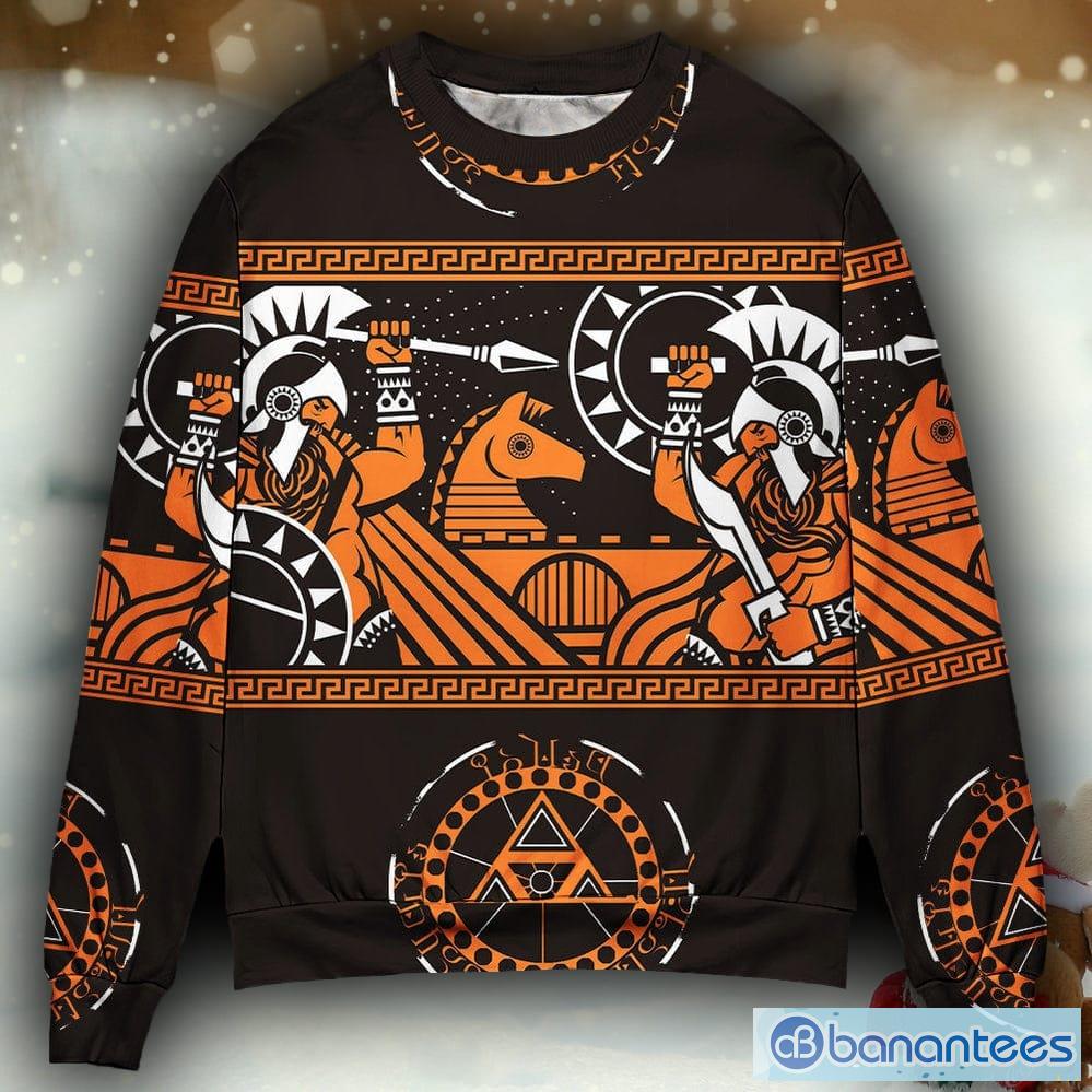 Warrior Spartan Warriors So Nice Funny Ugly Christmas Sweaters