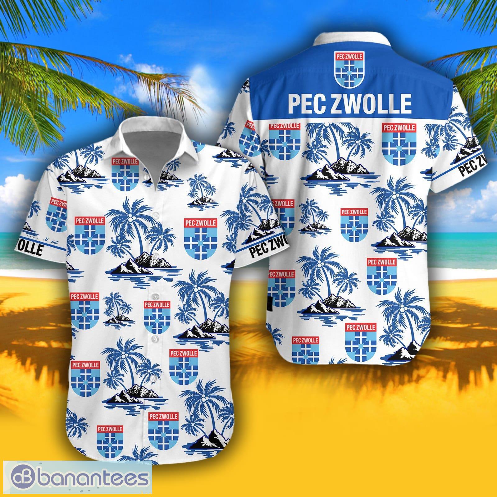 Aloha Eredivisie PEC Zwolle Logo Combo Hawaiian Shirt And Women