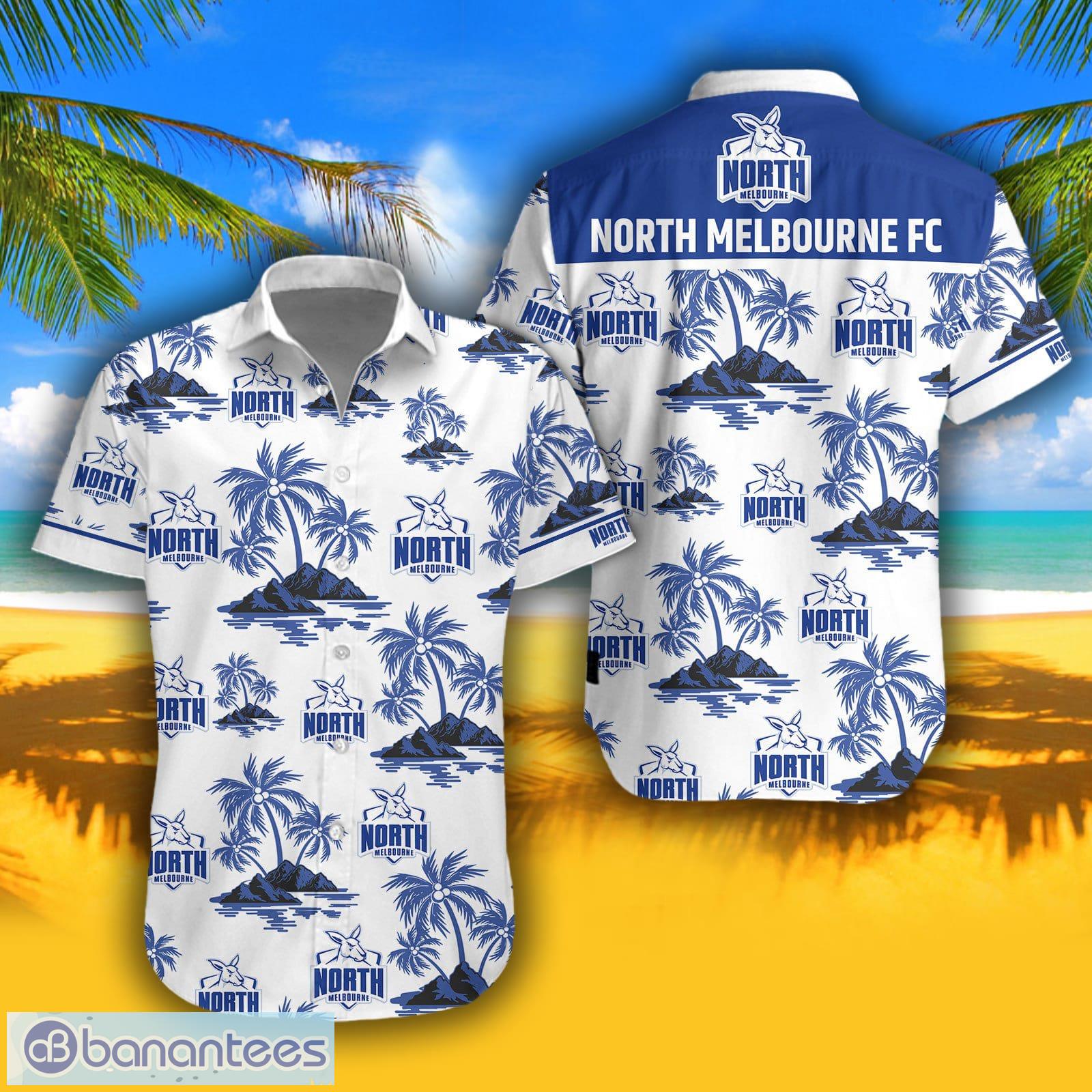 Hawaiian Shirt Hibiscus Afl North Melbourne
