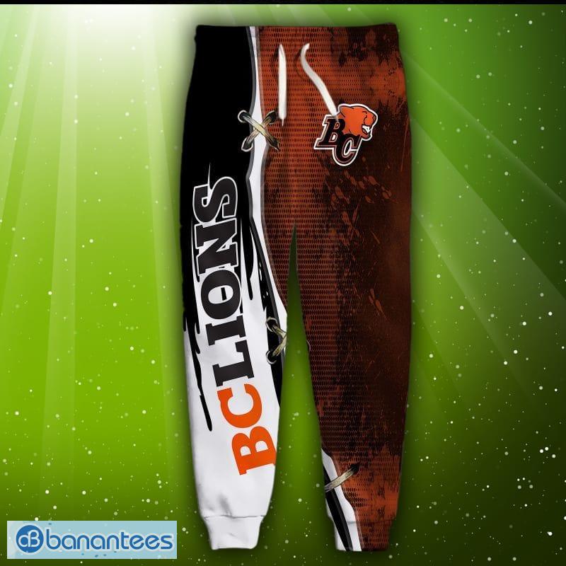 BC Lions CFL Logo 9 Zip Hoodie And Pants Set For Men And Women