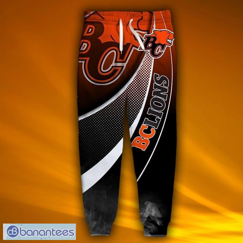 BC Lions CFL Logo 8 Zip Hoodie And Pants Set For Men And Women - Banantees