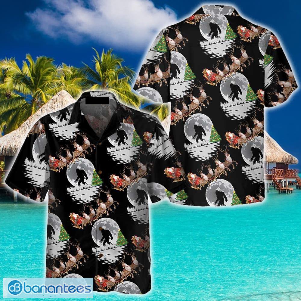 Cute Santa Claus On Beach Plus Size Hawaiian Shirt For Women