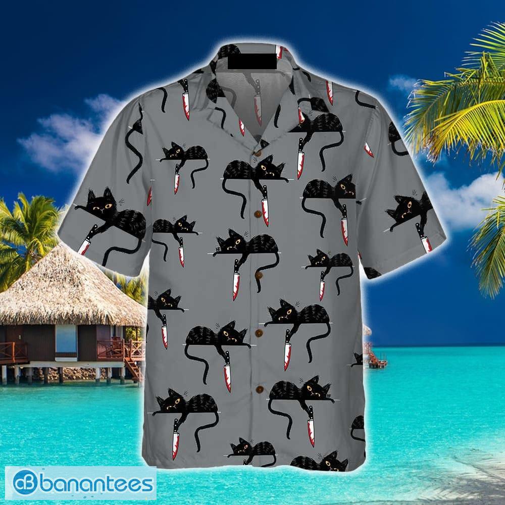 Cat themed hawaiian discount shirt