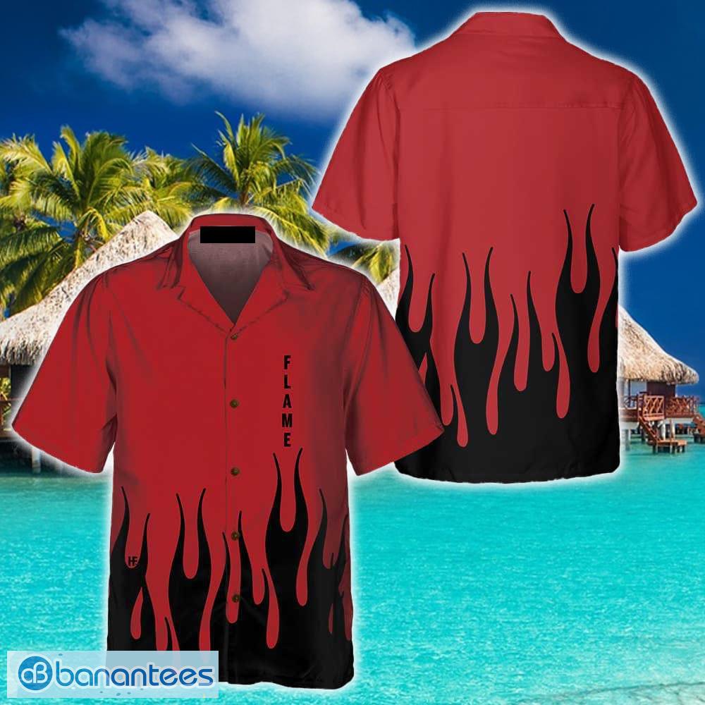 flame hawaiian shirt