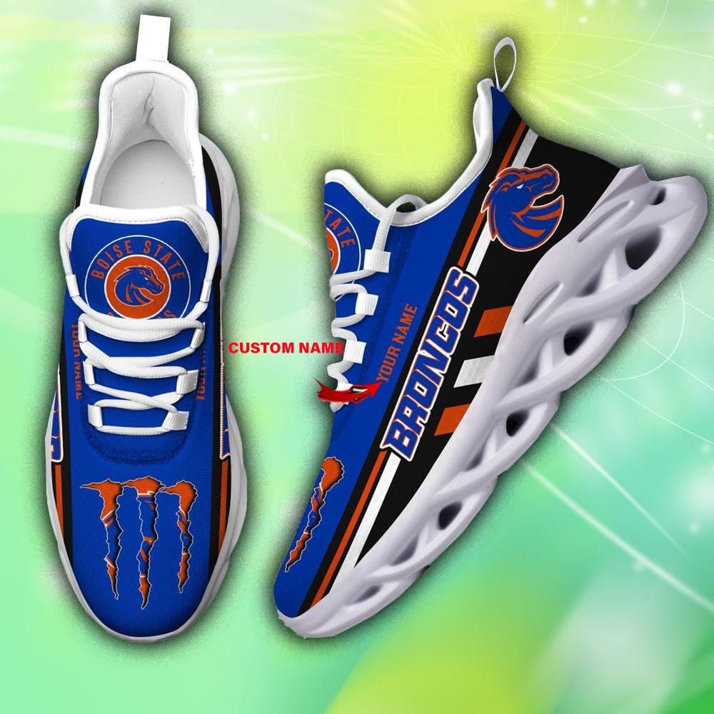 Denver Broncos NFL Running Sport Sneakers Max Soul Shoes For Men And Women  - Banantees