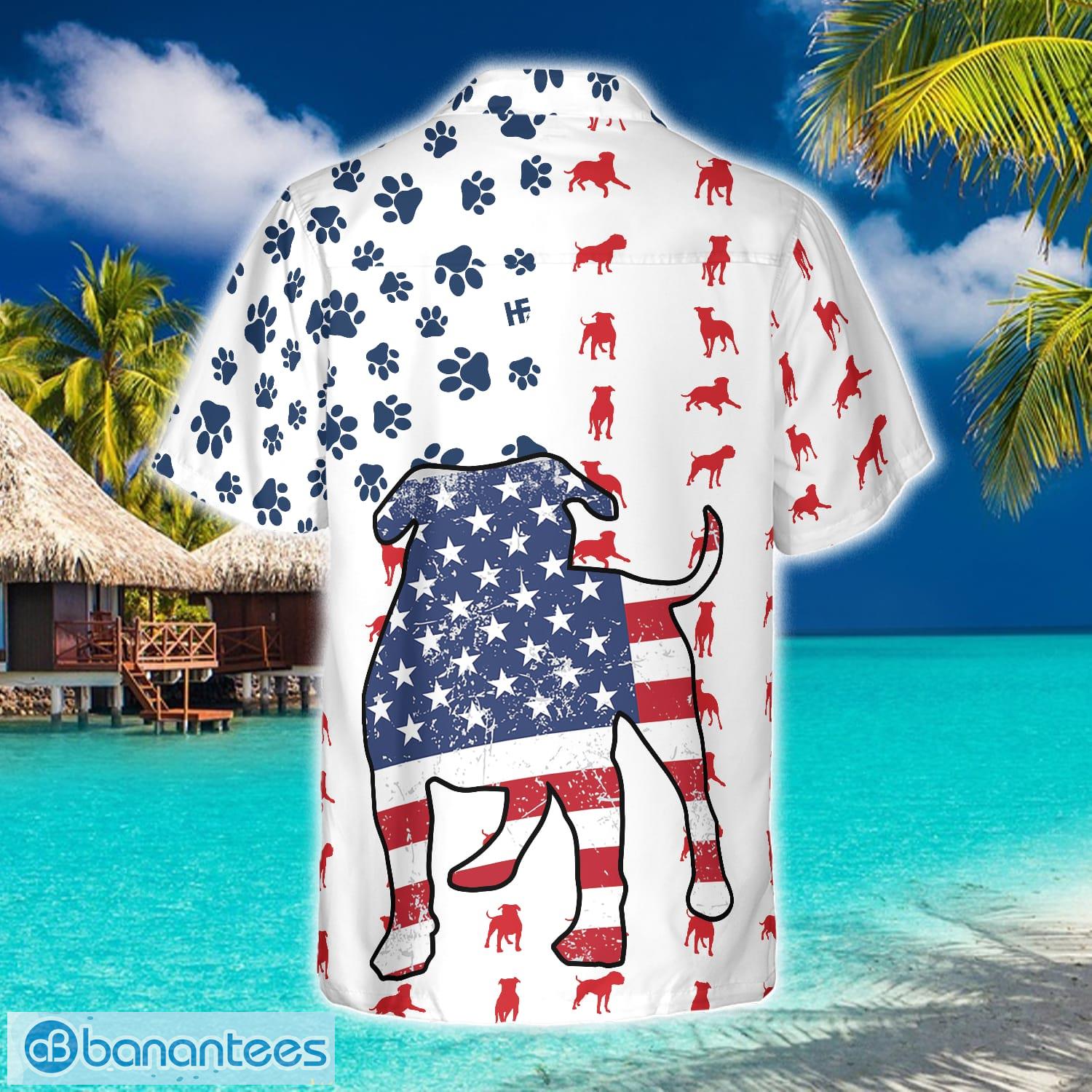 Chicago Bears American Flag Logo Hawaiian Shirt Vacation Gift For Men And  Women Gift - Banantees