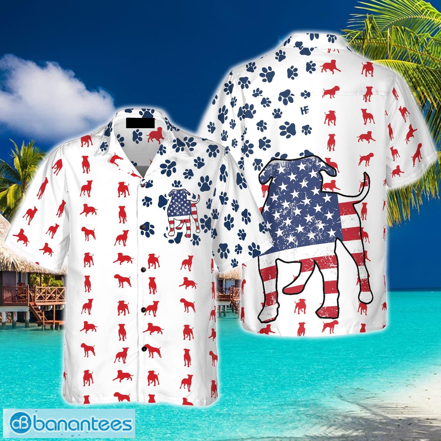 Chicago Bears American Flag Logo Hawaiian Shirt Vacation Gift For Men And  Women Gift - Banantees