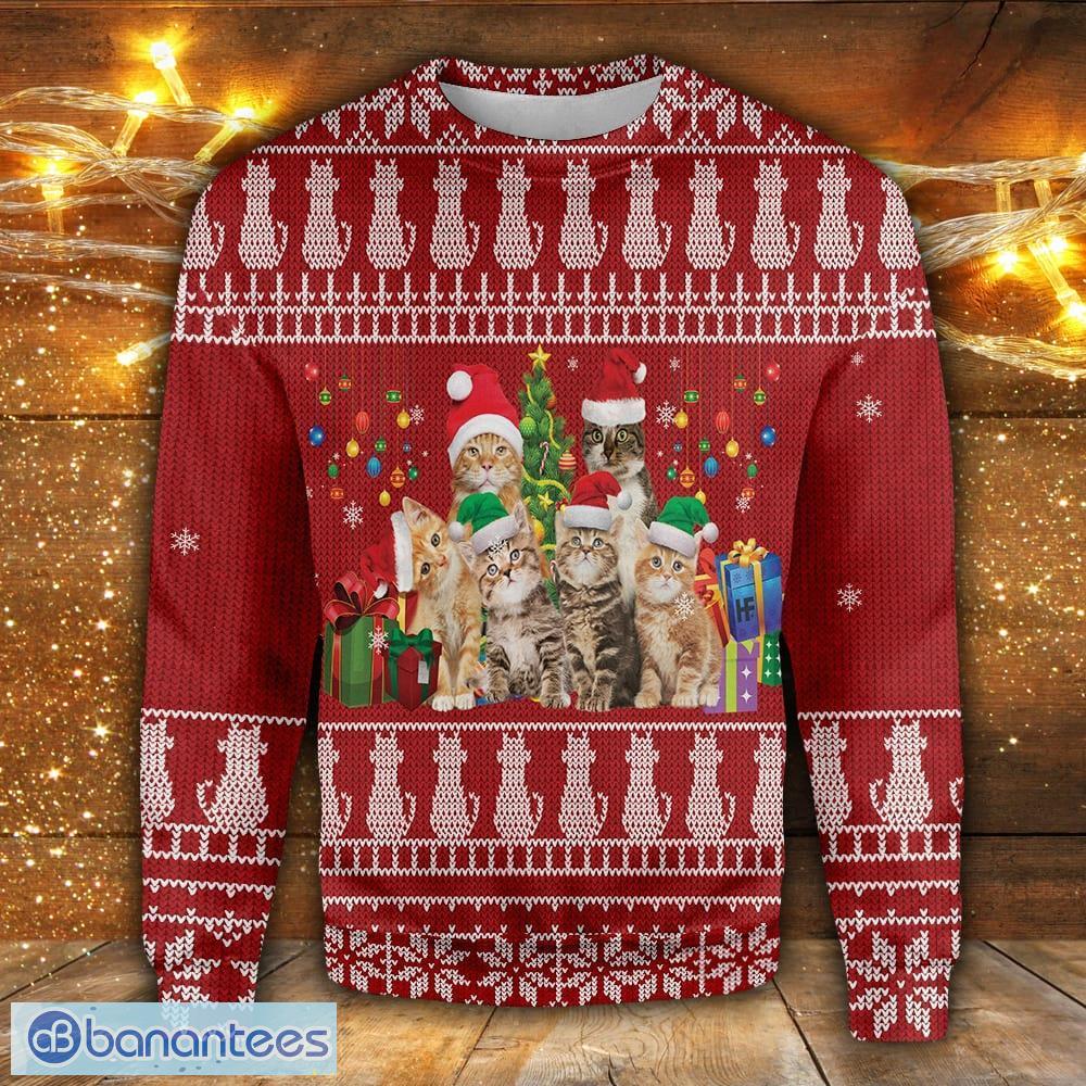 Ugly christmas 2025 cat sweaters