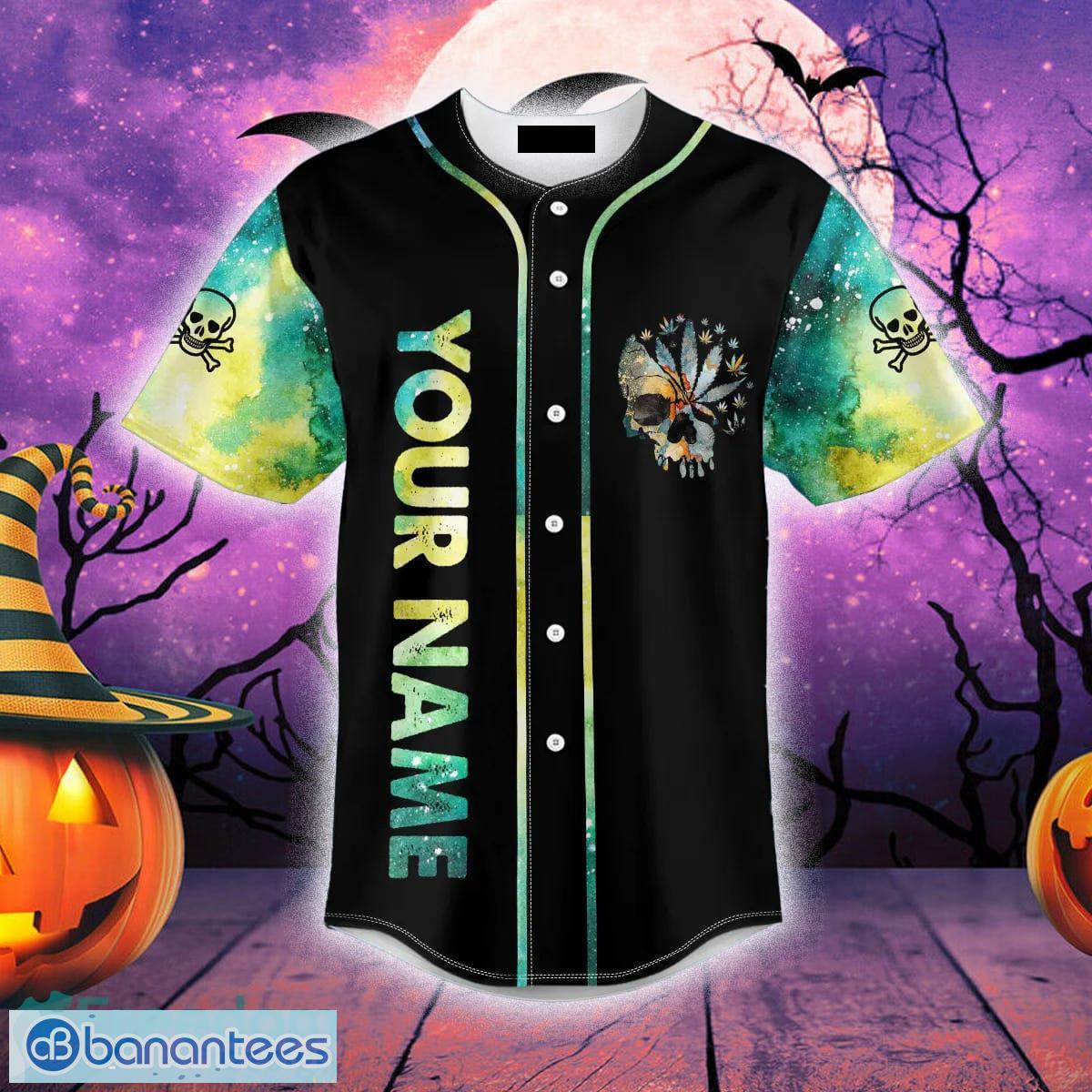 Miller Lite Black Halloween Witch Baseball Jersey Shirt - Banantees