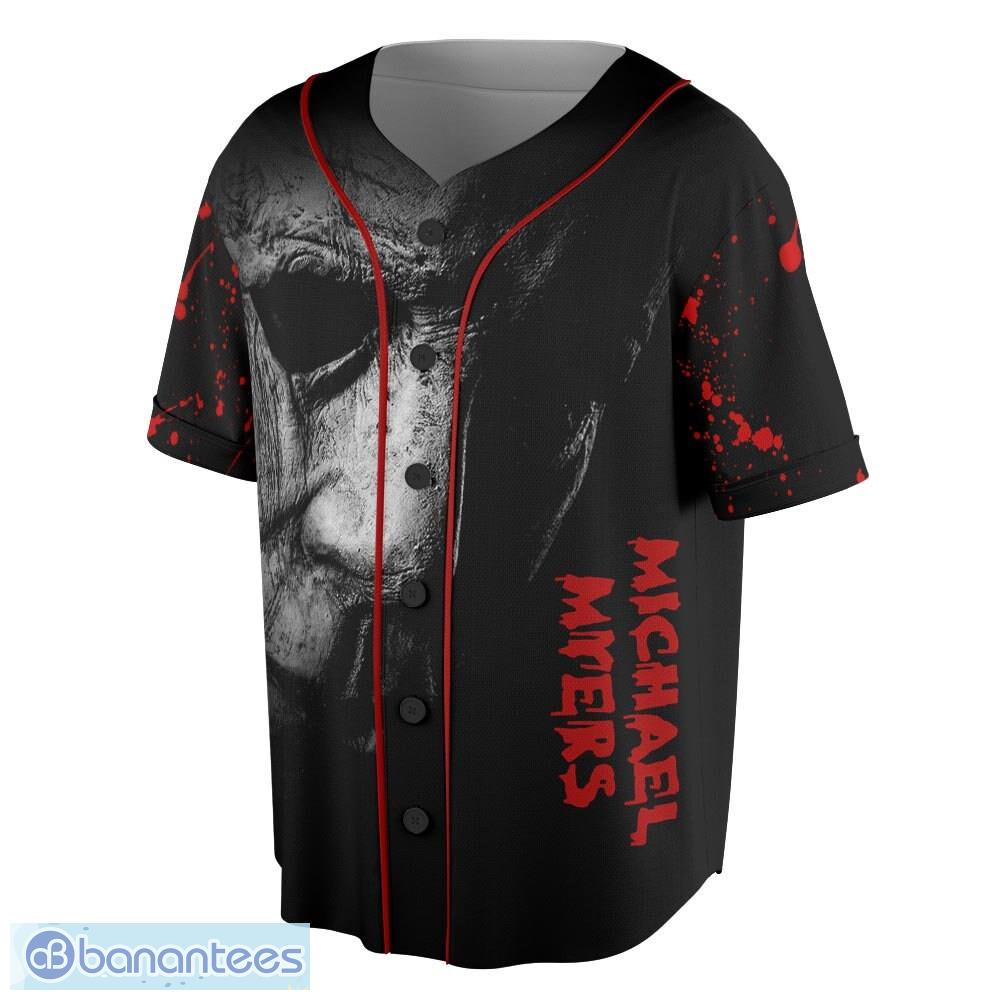 Halloween Horror Michael Myers Miller Lite Baseball Jersey Shirt