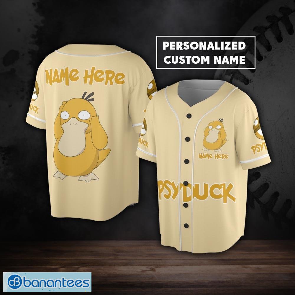 Personalized Name Purple Pokemon 3D Baseball Jersey - Bring Your