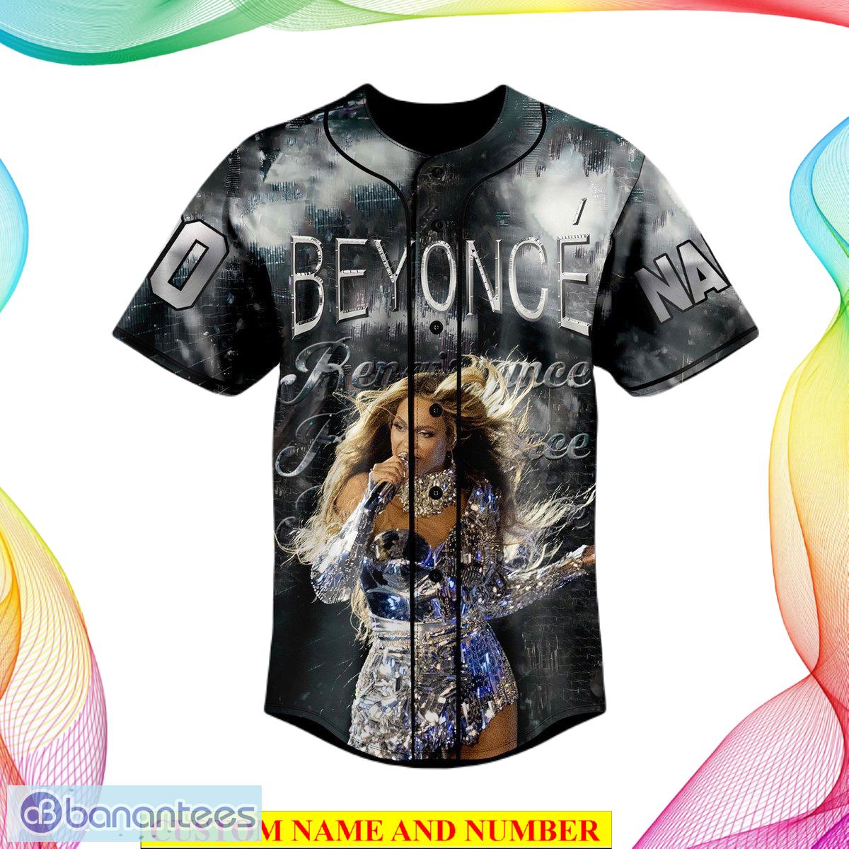 New York Yankees Beyonce White Custom Number And Name Baseball Jersey Shirt  - Banantees