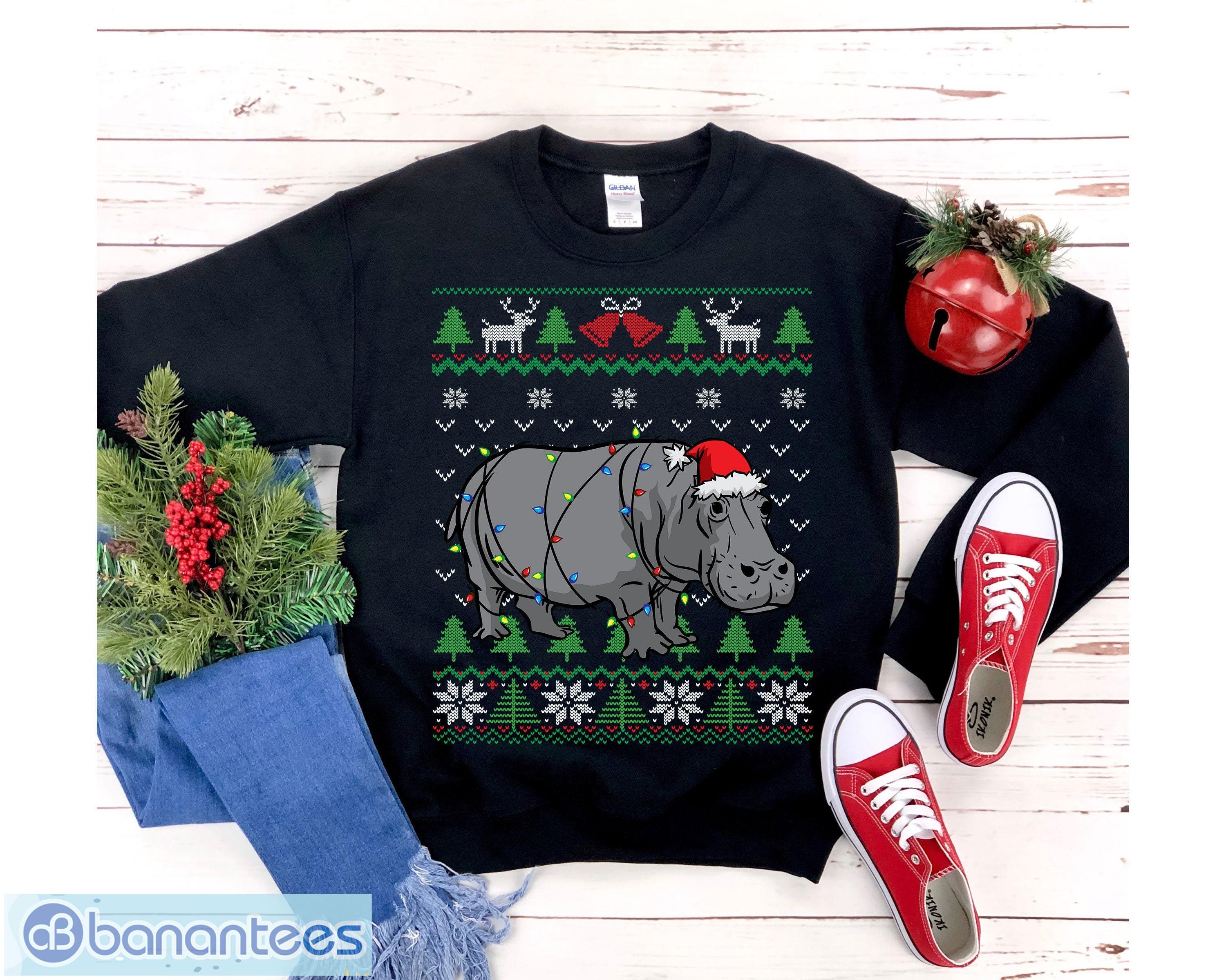 Hippo ugly sale christmas sweater