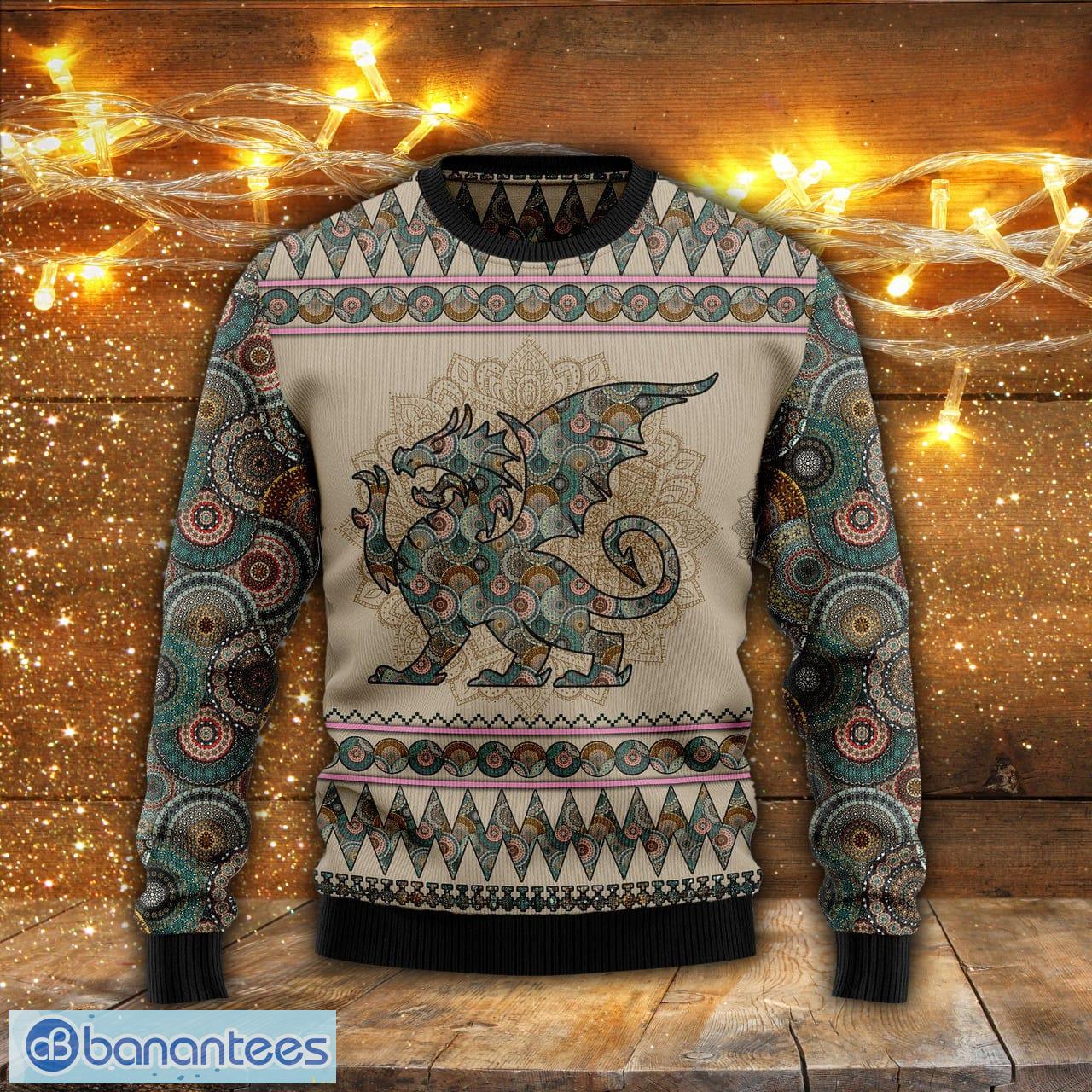 Dragon ugly hot sale christmas sweater