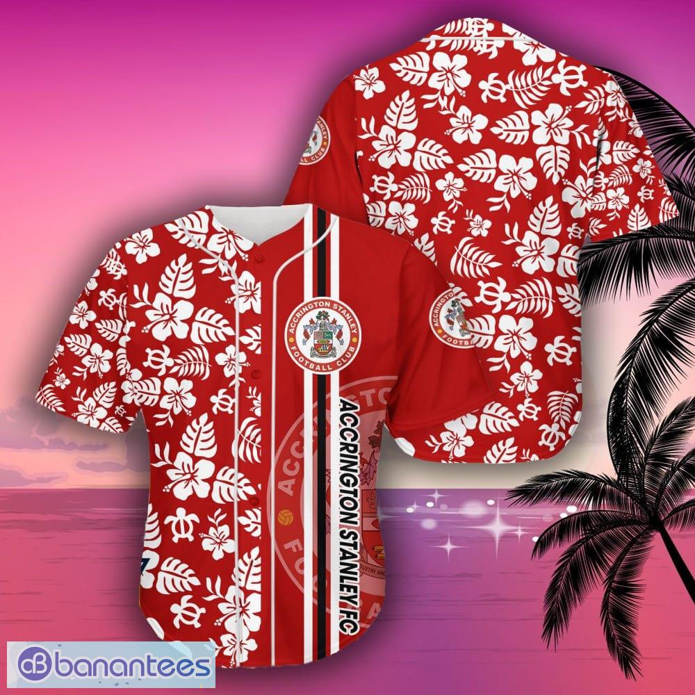 Coconut Design Scuderia Ferrari Hibiscus Fans Jersey Baseball