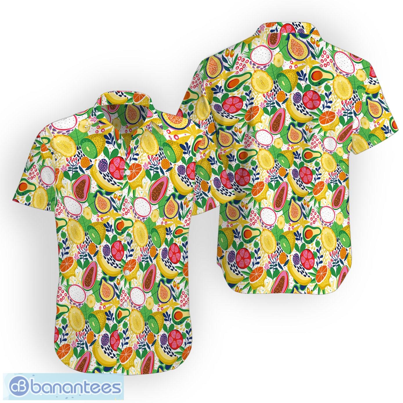 Orange for Men, Women, Fruit Shirt Summer Hawaiian Shirt - Banantees