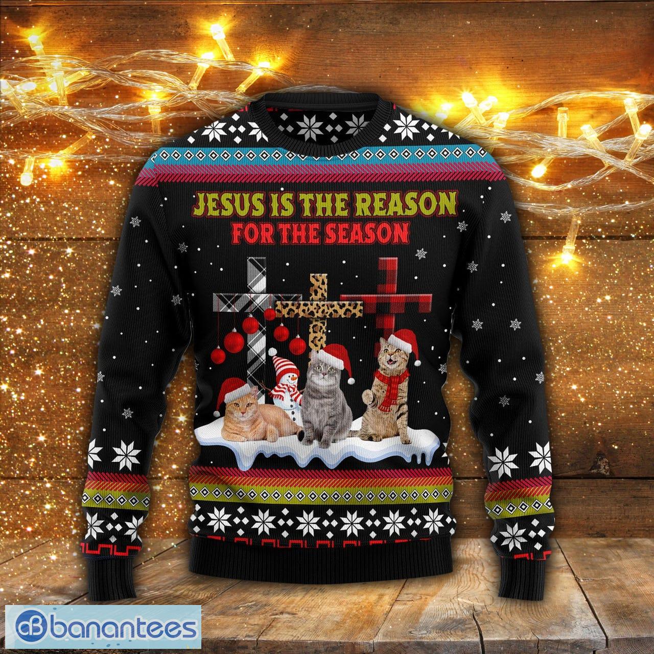 Funny jesus christmas sweaters sale