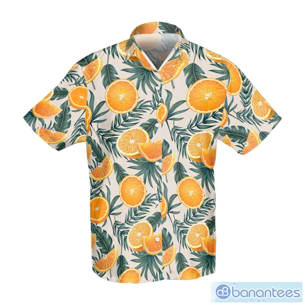 Orange,Orange Beach Shirt, Orange Summer Hawaiian Shirt - Banantees