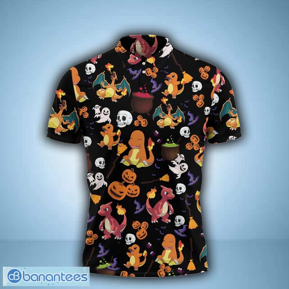 charmander button up shirt