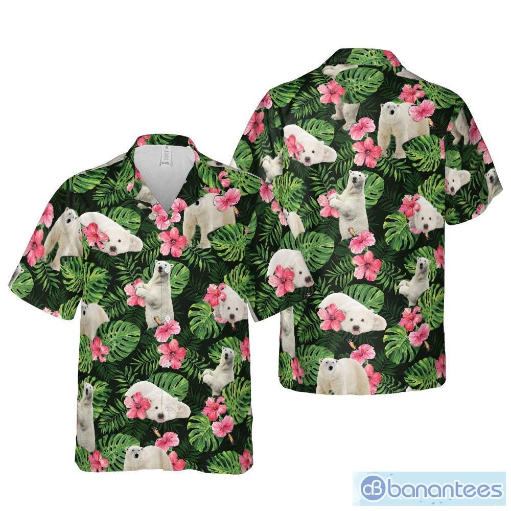 Pink Flamingo Floral Hawaiian Shirt, Hawaii Beach Shirt, Summer Shirt