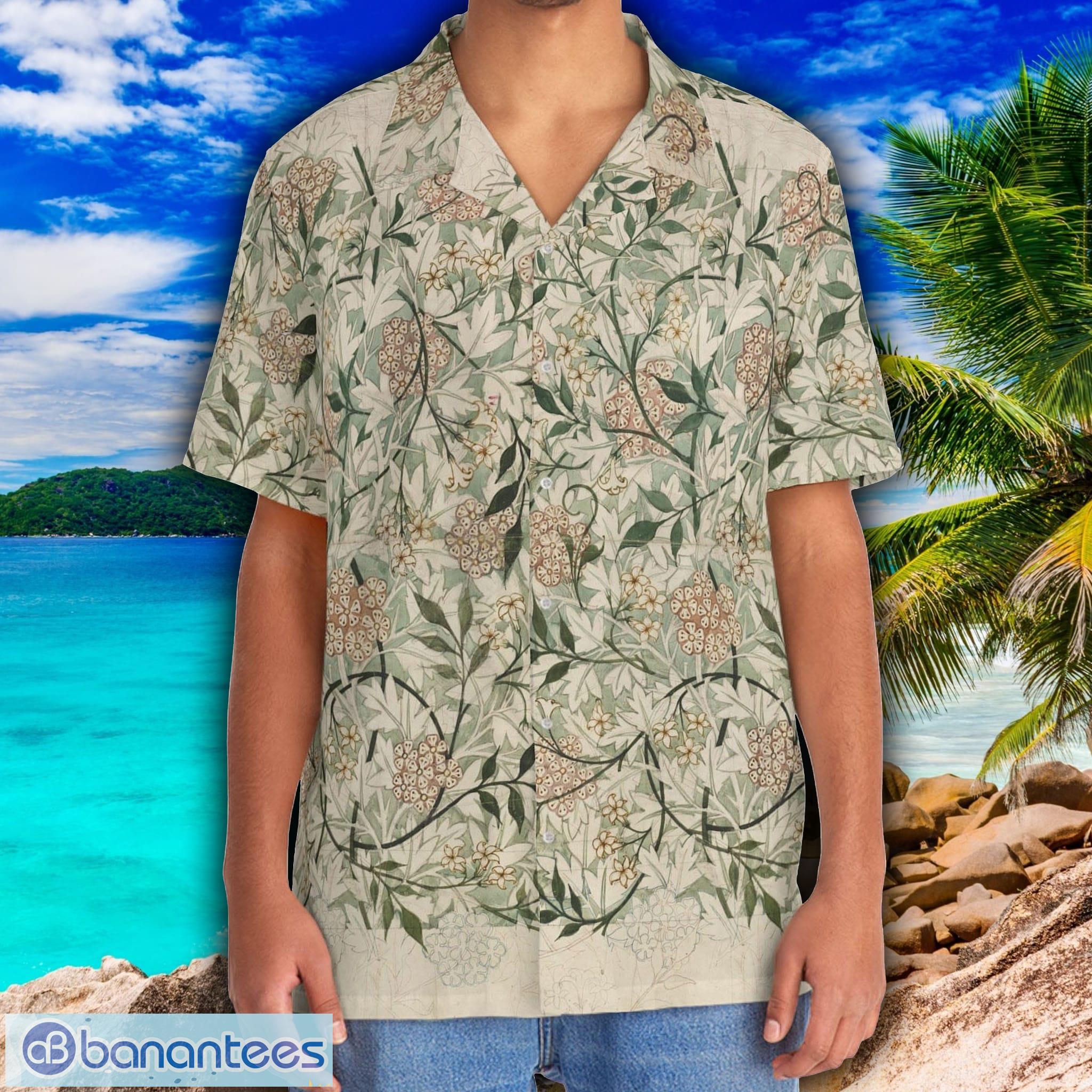 Hawaiian Style Blue and Grey Men's Hawaiian Shirt Summer Beach For Men And  Women Gift - Banantees