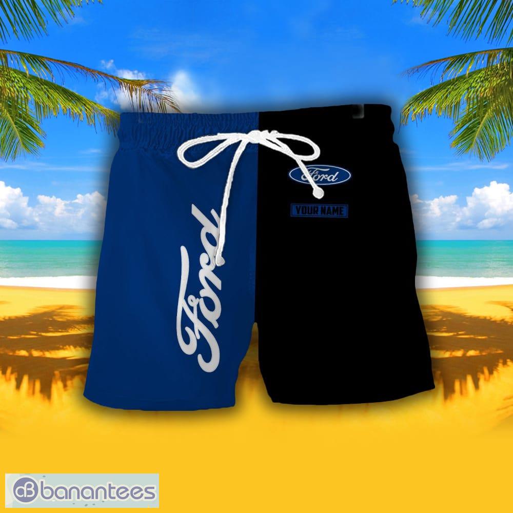 Custom Ford Bronco Hawaiian Shirt and Men Shorts, Gift For Car Lovers