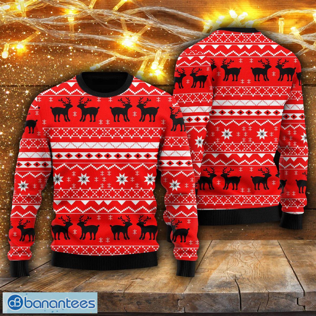 Deer hunting ugly outlet christmas sweater